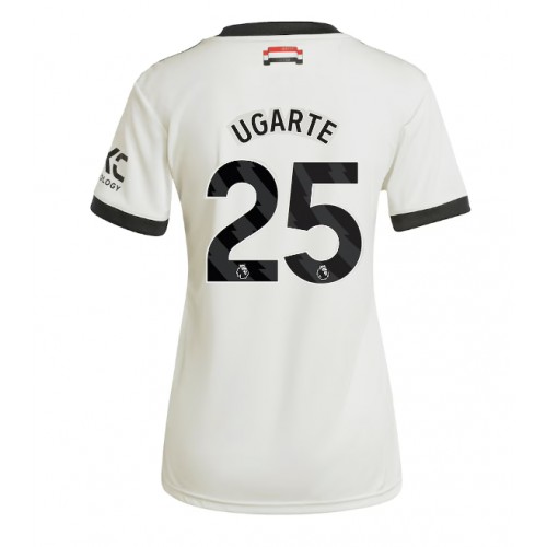 Dámy Fotbalový dres Manchester United Manuel Ugarte #25 2024-25 Třetí Krátký Rukáv